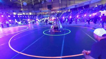 46 lbs 5th Place - Whitley Mazzulla, Unattached vs Ayanah Trujillo, NM Wolf Pack