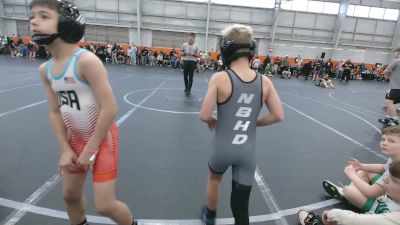 64 lbs Round 1 (4 Team) - Hudson Fischbach, Ohio Stingers vs Milan Bassiri, Capital City WC