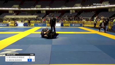 EDUARDO DE ARAUJO ROQUE vs GUILHERME BACHA GUEDES 2021 World Jiu-Jitsu IBJJF Championship