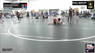 120 kg Rr Rnd 3 - Tatiana Pena-Corona, Young Guns Nashville Wrestling vs Madalyn Hill, Journeymen Wrestling Club