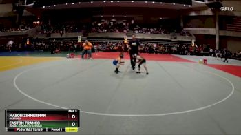 50 lbs Quarterfinal - Easton Franco, Dassel-Cokato-Litchfield vs Mason Zimmerman, Hastings