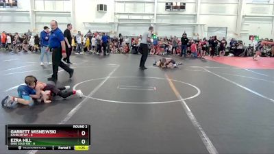 48 lbs Round 2 (4 Team) - Ezra Hill, Ohio Gold 10K vs Garrett Wisneiwski, Rambler WC