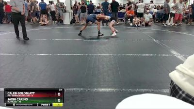 110 lbs Round 5 (6 Team) - Caleb Goldblatt, Mat Warriors Yellow vs Jaxin Carino, Ruthless