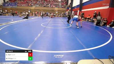 110 lbs Rr Rnd 3 - Ethan Farr, Skiatook Youth Wrestling vs Max Price, Glenpool Warriors