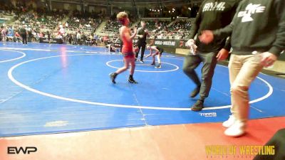 85 lbs 5th Place - Tyler Nowicki, Howe Wrestling School vs Oliver Prussman, Longwood Wrestling Club