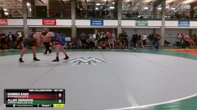 193-198 lbs Round 4 - Allen Swanson, Oswego Wrestling Club vs Darren Eads, Bloomington South