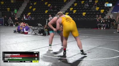 285 lbs Cons. Round 2 - Terren Swartz, Wyoming vs Easton Fleshman, Iowa