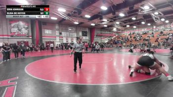 235 lbs Champ. Round 2 - Erin Johnson, Palo Verde vs Elisa De Hoyos, Mayfair