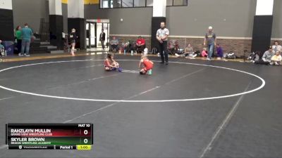 52 lbs Round 3 - Skyler Brown, Region Wrestling Academy vs Rahzlayn Mullin, Grand View Wrestling Club