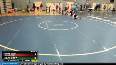 119 lbs Quarterfinal - Lucas Starck, West Anchorage vs Jonas Dixon, West Anchorage