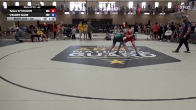 126 lbs Semis - Gage Spurgeon, Sebolt Wrestling Academy vs Zander Manz, Powerhouse Wrestling Club