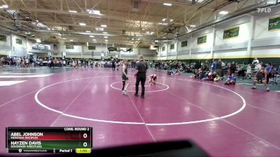 80 lbs Cons. Round 2 - Hayzen Davis, Governor Wrestling vs Abel Johnson, Montana Disciples