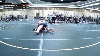 157 lbs Consi Of 8 #2 - Brigham Cookson, Champions WC vs Gavin Meraw, Oso Way WC