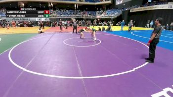 5A 126 lbs Cons. Round 2 - Eyana Fisher, Frisco Lebanon Trail vs Kamryn Flores, Lubbock Cooper