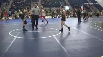 109 lbs Consi Of 8 #2 - Justin Fox, Mustang Wrestling Club vs Wallace Stooks, Prescott Valley Bighorns