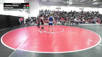 144 lbs Champ. Round 1 - Nathan Lepe, Mountain View vs Brenden Campbell, Palmer Ridge