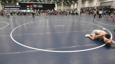 138 lbs Cons. Rd Of 64 - Isaiah Ebersbach, Orange County RTC vs Christopher Lopez, Kongkrete Wrestling Academy