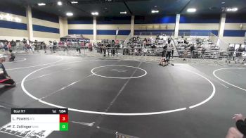 90 lbs Round Of 16 - Landon Powers, Atc vs Zade Zollinger, Grindhouse WC