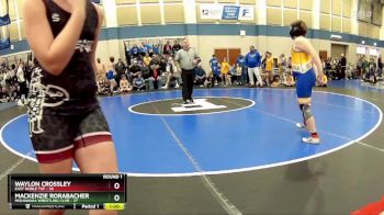 130 lbs Round 1 (10 Team) - Waylon Crossley, East Noble TUF vs Mackenzie Rorabacher, Mishawaka Wrestling Club