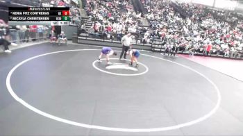 5A 145 lbs Champ. Round 1 - MiCayla Christensen, Box Elder vs Kenia Fitz Contreras, Woods Cross