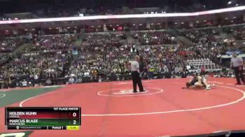 D1-113 lbs 1st Place Match - Holden Huhn, LaSalle vs Marcus Blaze, Perrysburg