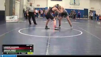 152 lbs Cons. Round 3 - Deegan Hardy, Box Elder High School vs Landon Saunders, Highland High School