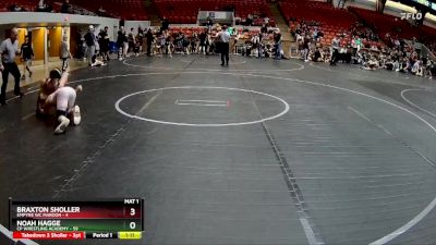 100 lbs Round 1 (8 Team) - Noah Hagge, CP Wrestling Academy vs Braxton Sholler, Empyre WC Maroon