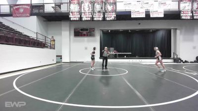 117-126 lbs Final - Cara Prock, Warner vs Kenleigh Chaney, McAlester