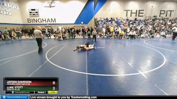 112 lbs Quarterfinal - Jayden Davidson, Cougars Wrestling Club vs Luke Stott, Sons Of Atlas