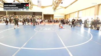 82-J lbs 5th Place - Chase Simonton, Barn Brothers vs Dominick DeFilippis, Yale Street