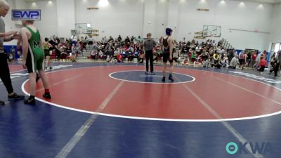 120 lbs Quarterfinal - Matthew McFadden, CCYO vs Elijah Mahoney, Norman North JH