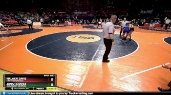 2A 165 lbs Cons. Round 1 - Malakai Davis, Chicago (Hancock) vs Jonah Chavez, Burlington (Central)