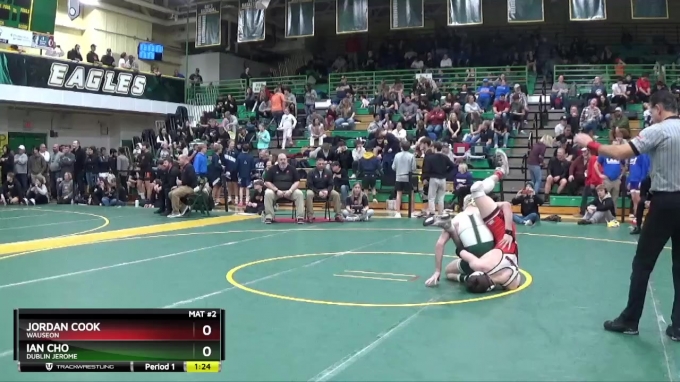 144 lbs Champ. Round 3 - Jordan Cook, WAUSEON vs Ian Cho, DUBLIN JEROME
