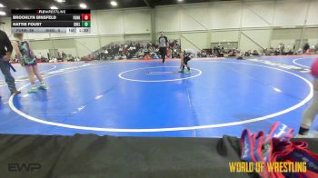 85 lbs Rr Rnd 1 - Brooklyn Binsfeld, Funky Singlets K-6 vs Hattie Foust, Shelton Wrestling Academy K-6