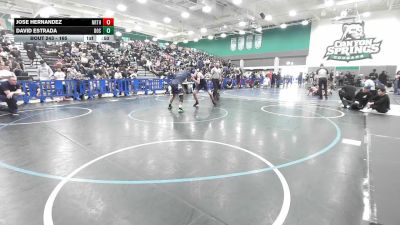 165 lbs Cons. Round 1 - David Estrada, Dos Pueblos vs Jose Hernandez, North Torrance