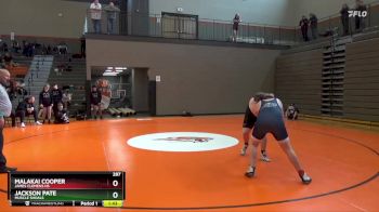 287 lbs Round 2 - Malakai Cooper, James Clemens HS vs Jackson Pate, Muscle Shoals