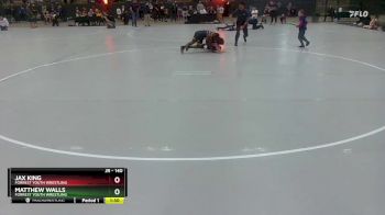 140 lbs Round 1 - Matthew Walls, Forrest Youth Wrestling vs Jax King, Forrest Youth Wrestling