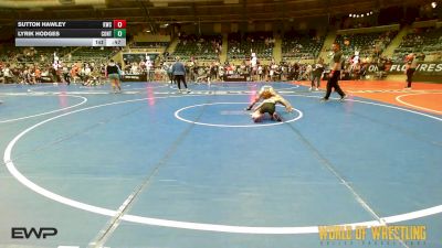 73 lbs Consi Of 16 #1 - Sutton Hawley, Keystone Wrestling Club vs Lyrik Hodges, Contenders Wrestling Academy