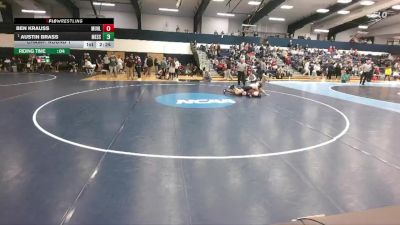 184 lbs Champ. Round 1 - Austin Brass, Messiah vs Ben Krauss, Muhlenberg