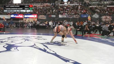 G - 155 lbs Semifinal - Lucy Armstrong, Conrad (Girls) vs Leona Dodson Howe, Ronan (Girls)