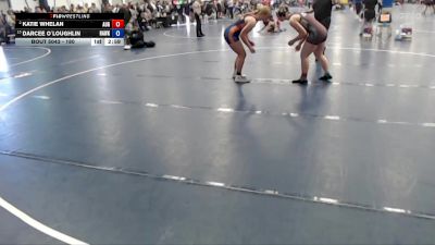 180 lbs Champ. Round 1 - Darcee O`Loughlin, Hawkeye Community College vs Katie Whelan, Augsburg University