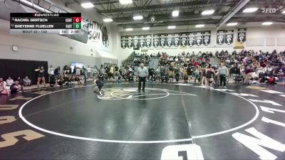 140 lbs Champ. Round 2 - Sheyenne Fluellen, Cheyenne East vs Rachel Gertsch, Central