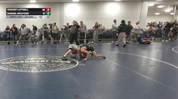 120 lbs Round Of 32 - Vincent Luttrell, NM vs Samuel Wolford, PA
