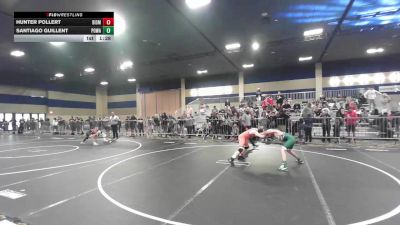 106 lbs Round Of 32 - Hunter Pollert, Bismarck Gorilla WC vs Santiago Guillent, Poway Elite