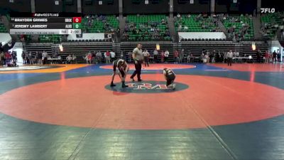 1A-4A 106 Champ. Round 1 - Jeremy Lambert, Alexandria HS vs Brayden Grimes, Brooks