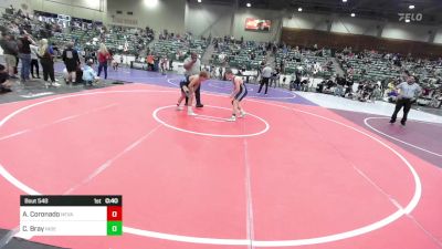 130 lbs 2nd Place - Abe Coronado, Nevada Elite vs Cal Bray, Independent