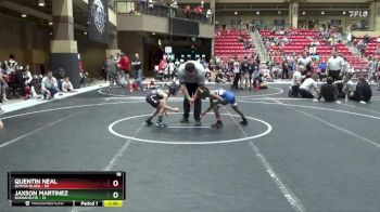 64 lbs Round 2 (6 Team) - Quentin Neal, SlyFox Black vs Jaxson Martinez, Duran Elite