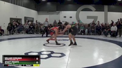 139 lbs Round 3 - Wyatt Frantz, Westshore vs William Scruggs, Indiana Outlaws