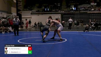 285 lbs Quarterfinal - Alex Semenenko, Brown University vs Lucas Stoddard, Army