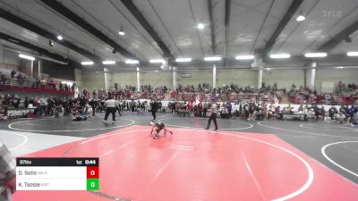 87 lbs Quarterfinal - Daniel Solis, NM Royalty vs Keanu Tsosie, Kirtland Broncos